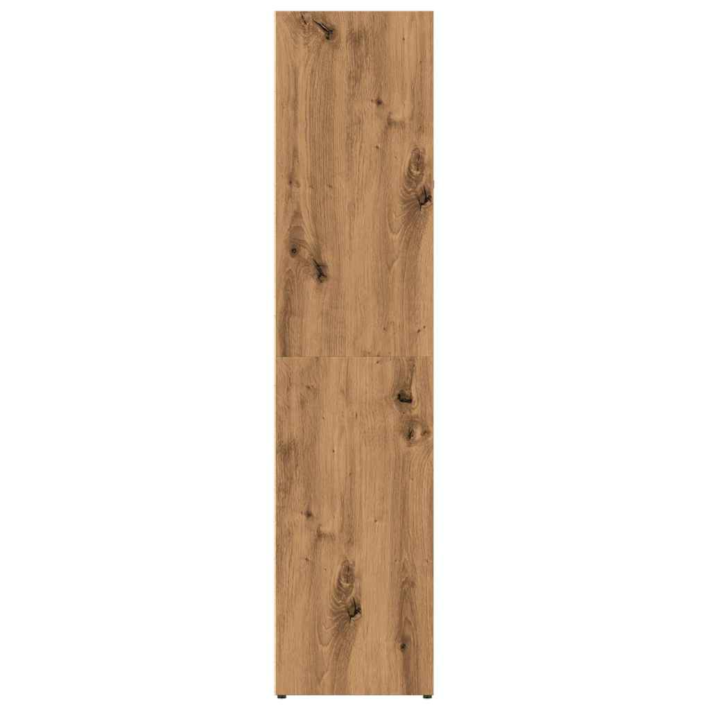 Bokhylle Artisan Eik 66X30X130 Cm Konstruert Tre