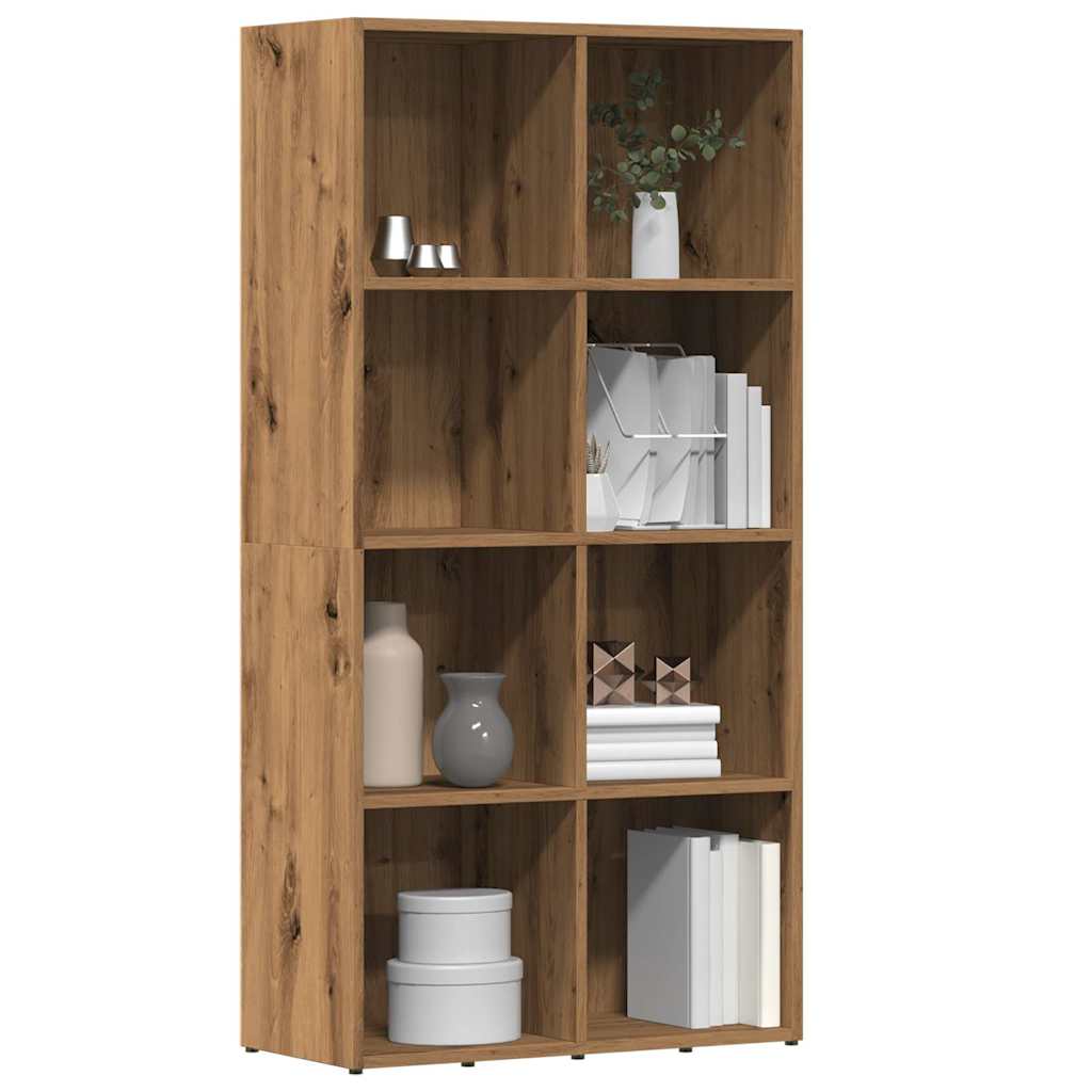 Bokhylle Artisan Eik 66X30X130 Cm Konstruert Tre