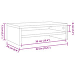 Skjermstativ Artisan Eik 42X24X13 Cm Konstruert Tre