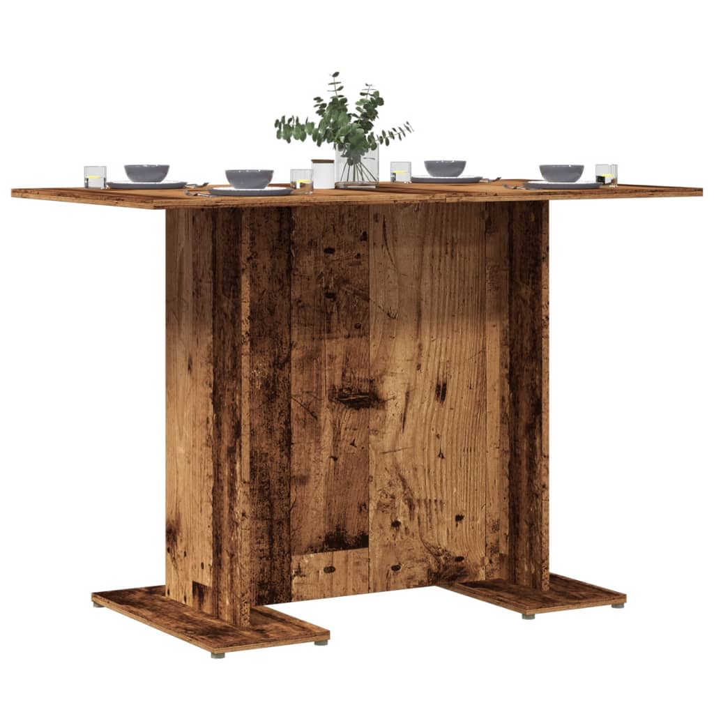Spisebord Gammelt Tre 110X60X75 Cm Konstruert Tre