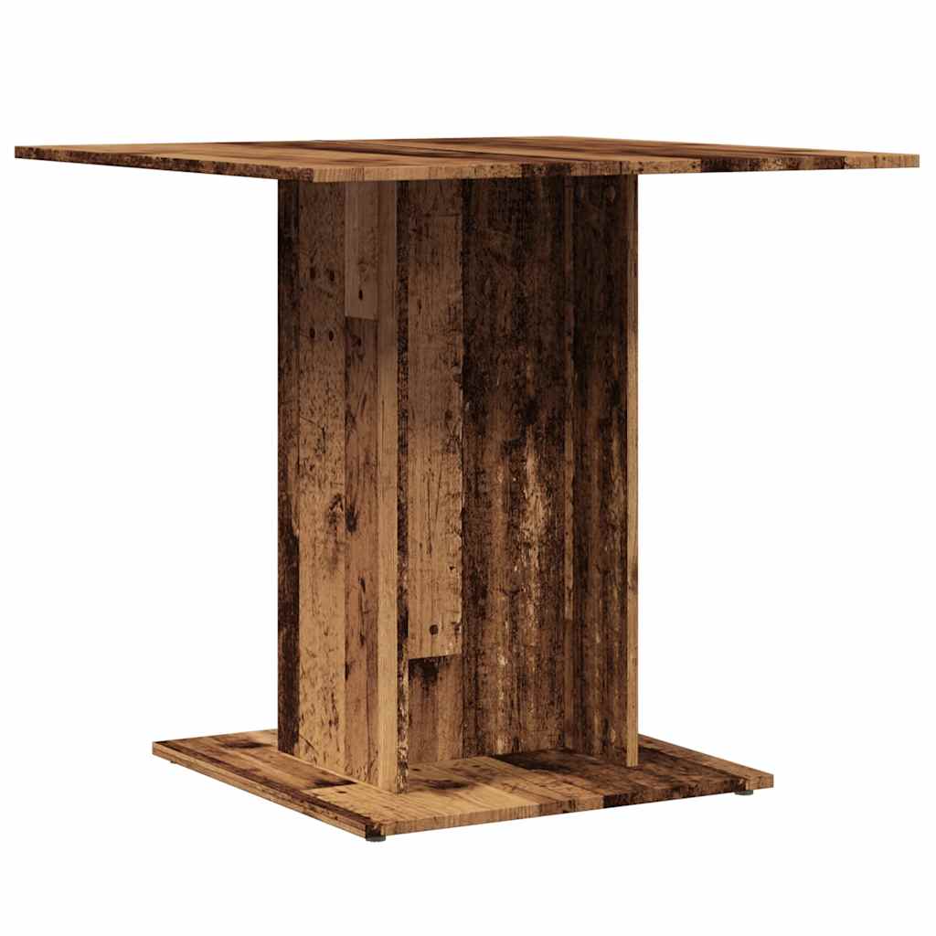 Spisebord Gammelt Tre 80X80X75 Cm Konstruert Tre