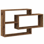Vegghylle Gammelt Tre 104X20X58,5 Cm Konstruert Tre