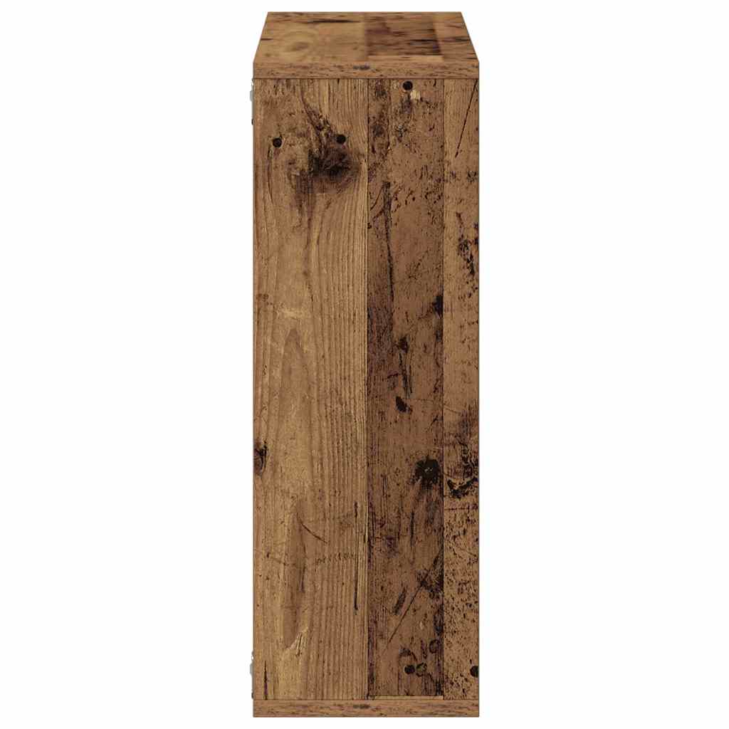 Vegghylle Gammelt Tre 104X20X58,5 Cm Konstruert Tre