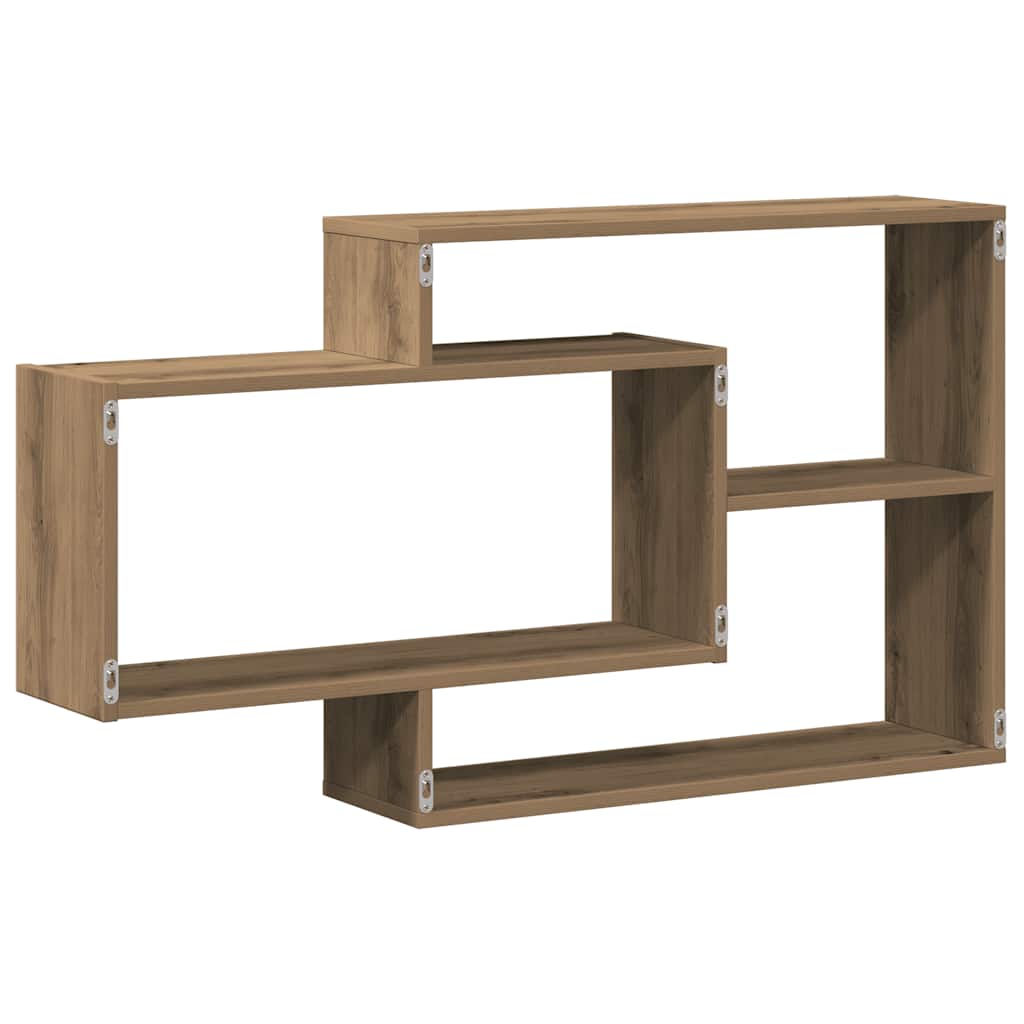 Vegghylle Artisan Eik 104X20X58,5 Cm Konstruert Tre