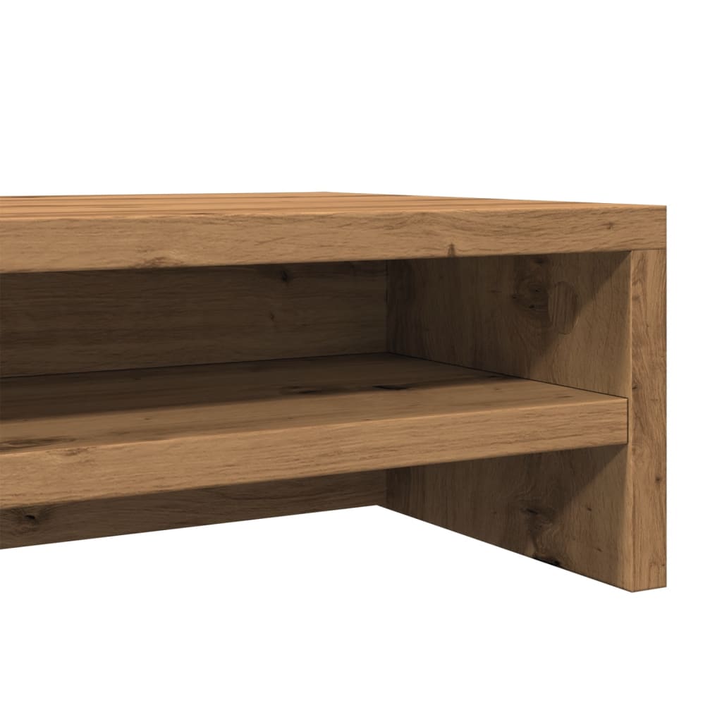 Skjermstativ Artisan Eik 100X24X13 Cm Konstruert Tre