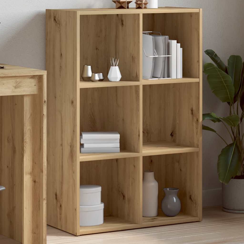 Bokhylle/Skjenk Artisan Eik 66X30X98 Cm Konstruert Tre