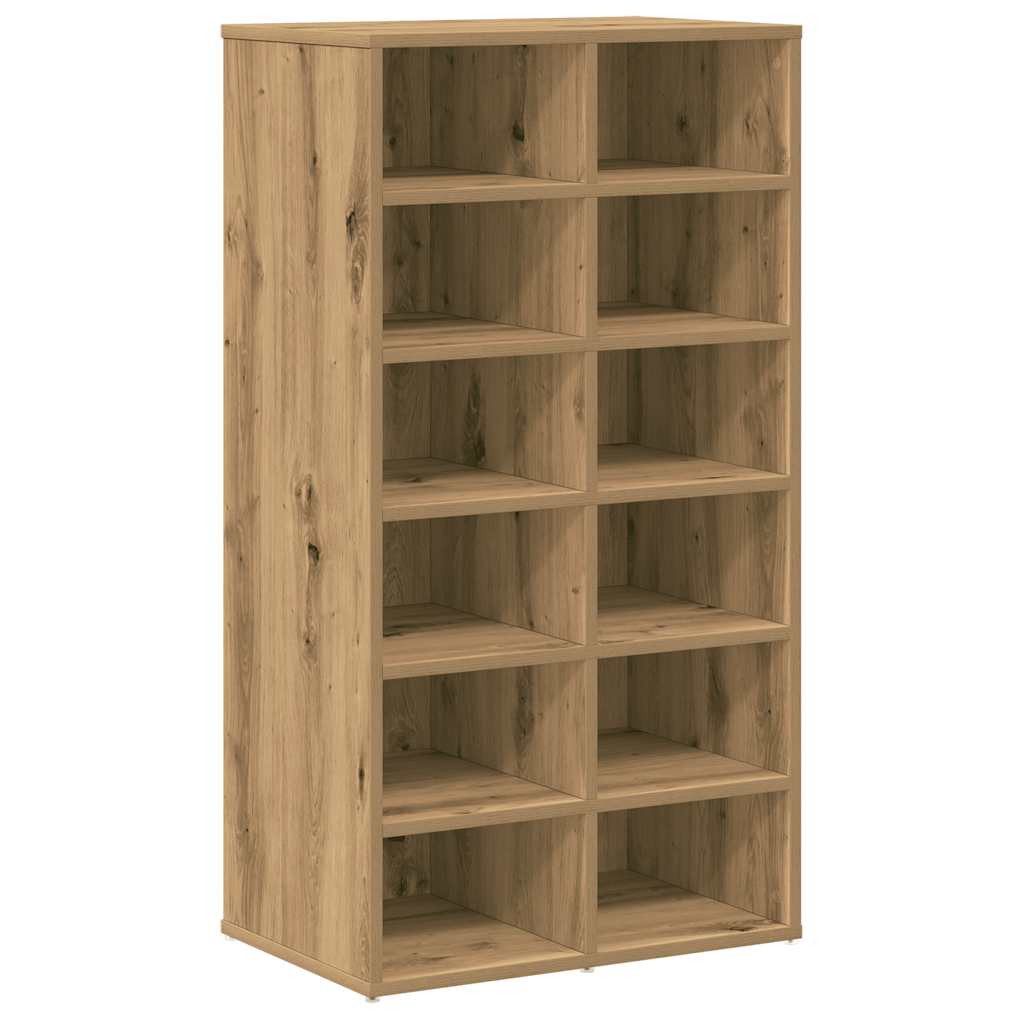 Skohylle Artisan Eik 54X34X100,5 Cm Konstruert Tre