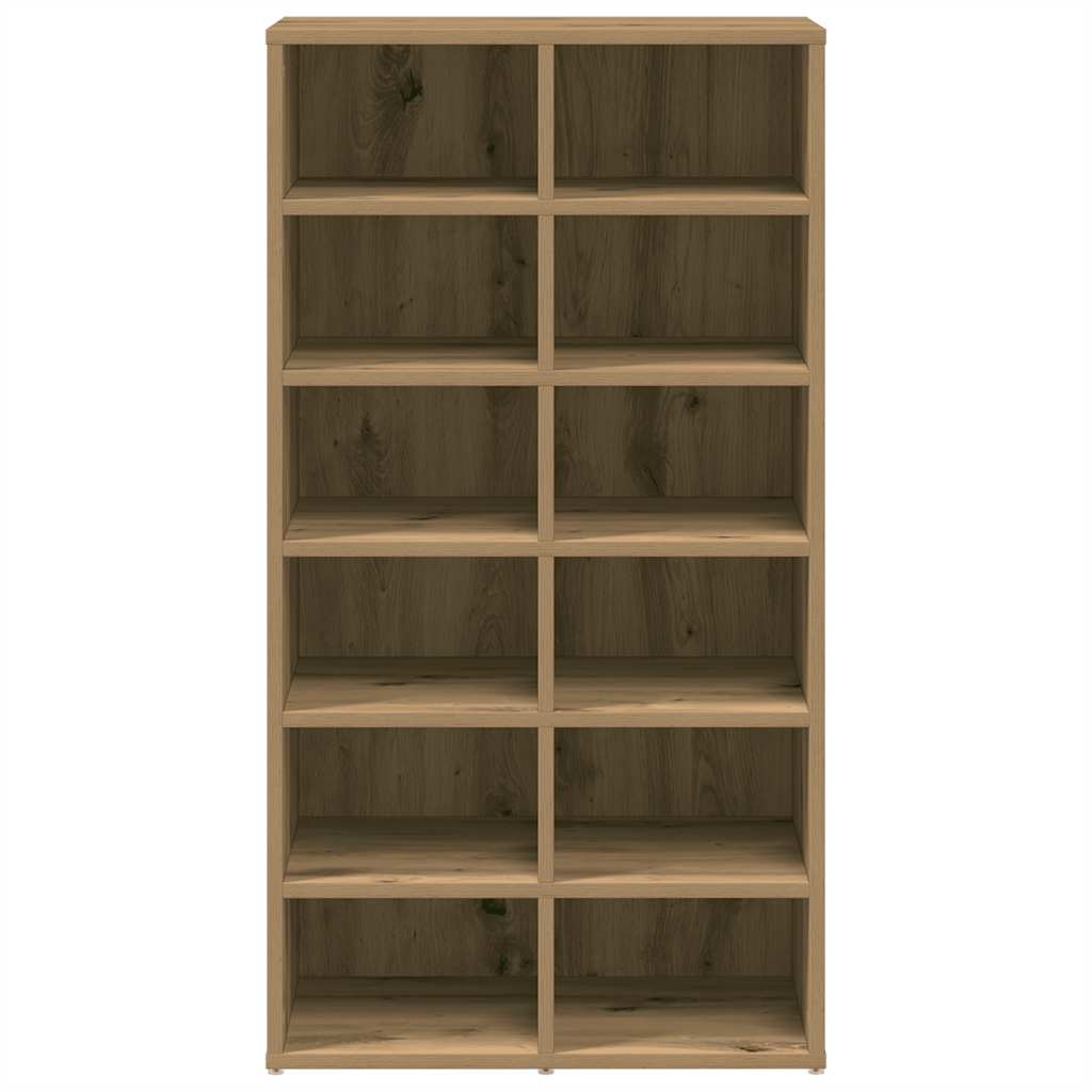 Skohylle Artisan Eik 54X34X100,5 Cm Konstruert Tre