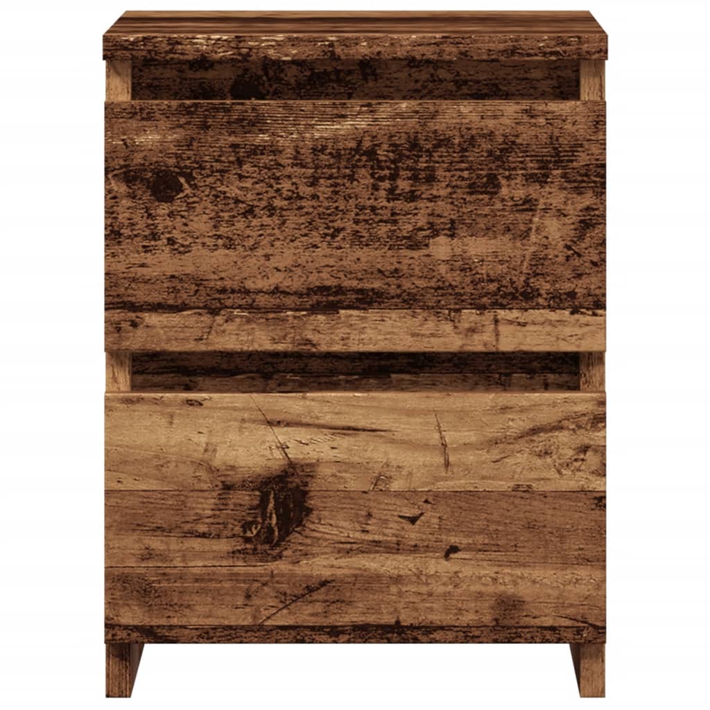 Nattbord Gammelt Tre 30X30X40 Cm Konstruert Tre