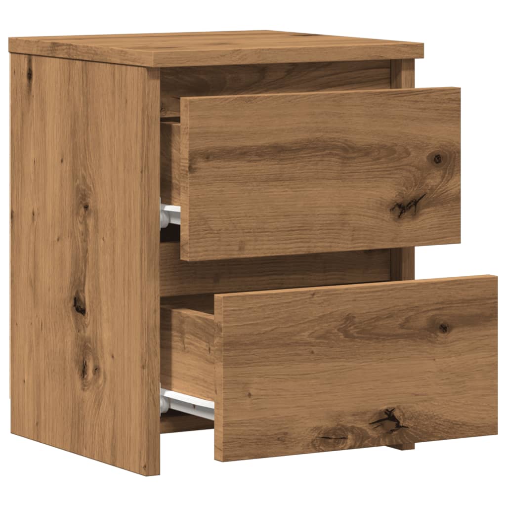 Nattbord Artisan Eik 30X30X40 Cm Konstruert Tre