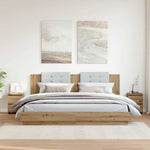 Nattbord 2 Stk Artisan Eik 30X30X40 Cm Konstruert Tre