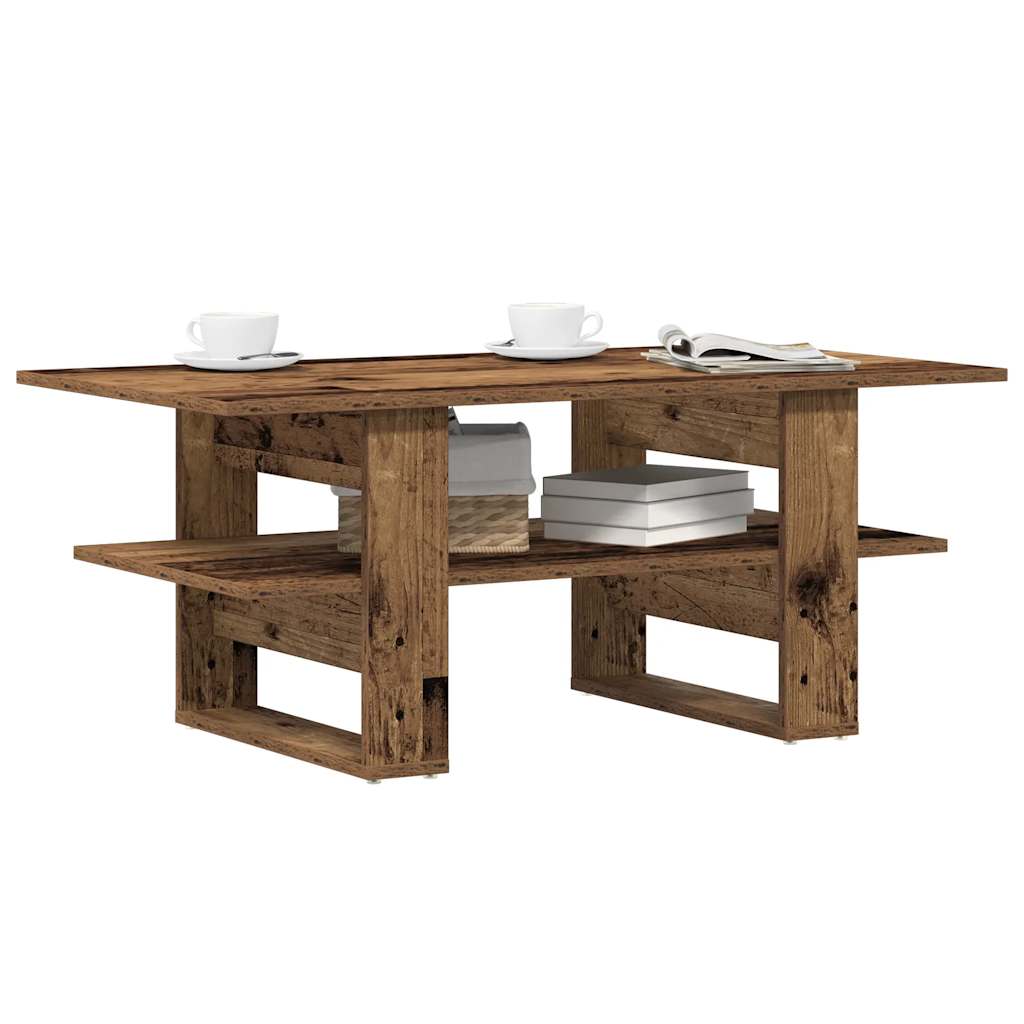 Salongbord Gammelt Tre 102X55X42 Cm Konstruert Tre