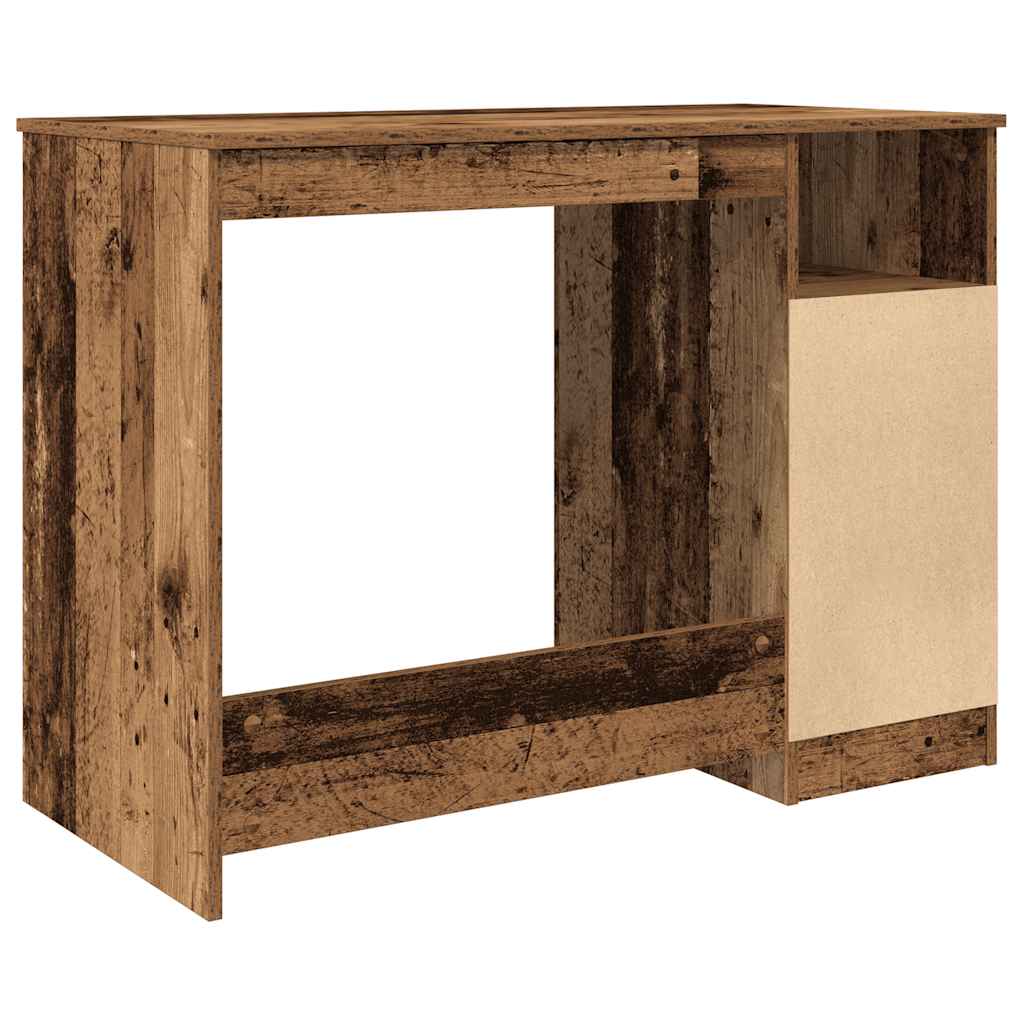 Skrivebord Gammelt Tre 102X76X50 Cm Konstruert Tre