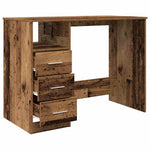 Skrivebord Gammelt Tre 102X76X50 Cm Konstruert Tre