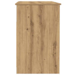 Skrivebord Artisan Eik 102X50X76 Cm Konstruert Tre