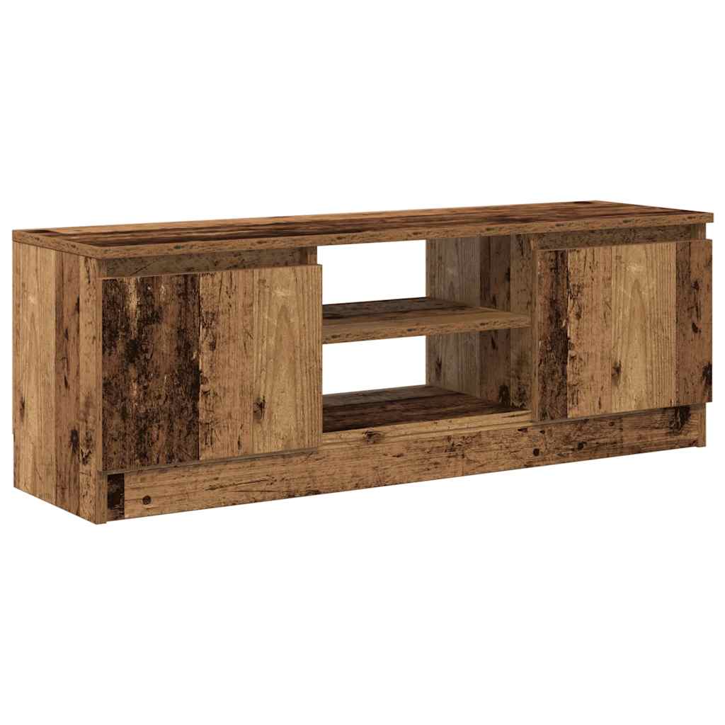 Tv-Benk Gammelt Tre 102X30X36 Cm Konstruert Tre
