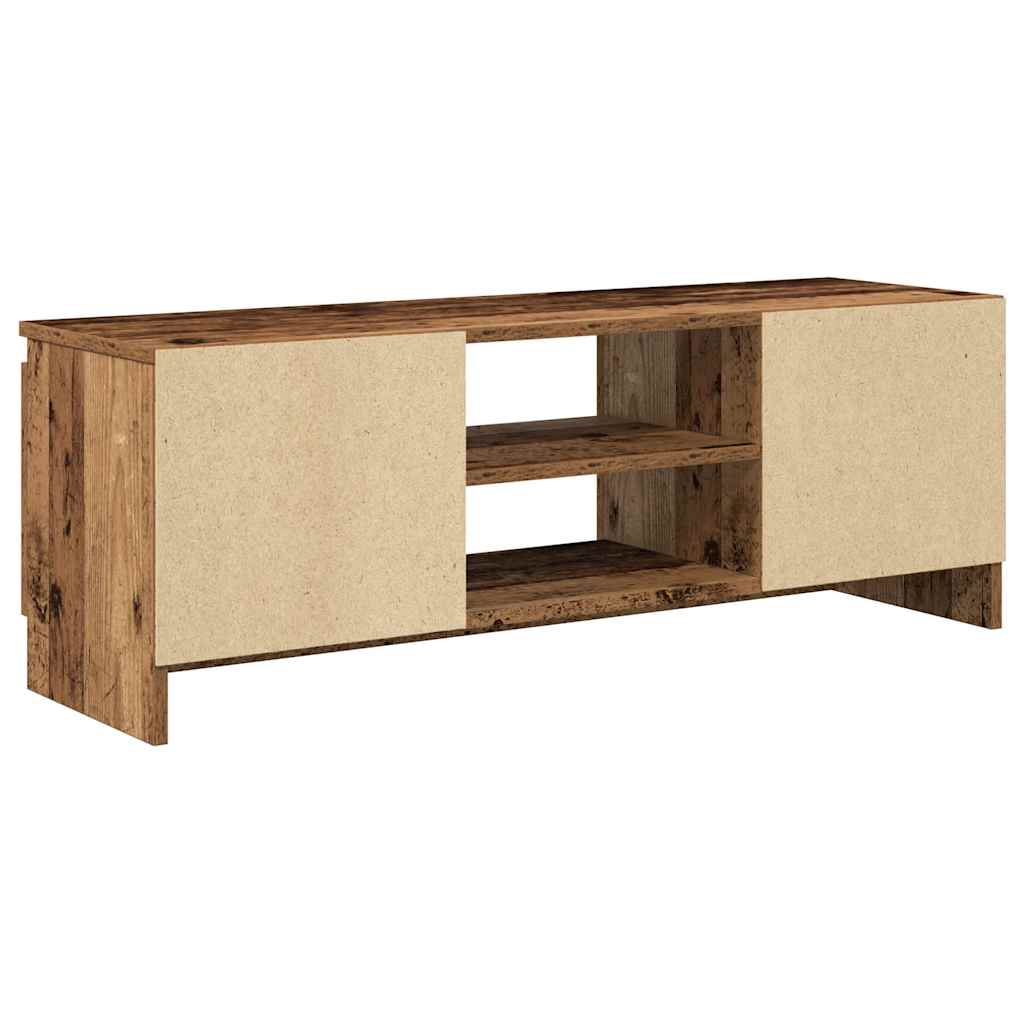Tv-Benk Gammelt Tre 102X30X36 Cm Konstruert Tre