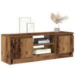 Tv-Benk Gammelt Tre 102X30X36 Cm Konstruert Tre
