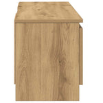 Tv-Benk Artisan Eik 102X30X36 Cm Konstruert Tre