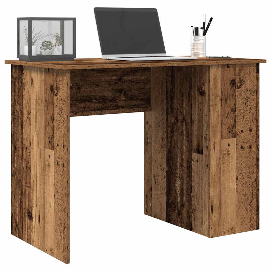 Skrivebord Gammelt Tre 100X55X75 Cm Konstruert Tre