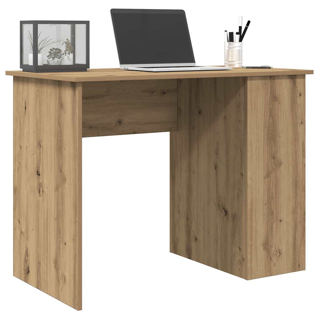 Skrivebord Artisan Eik 100X55X75 Cm Konstruert Tre