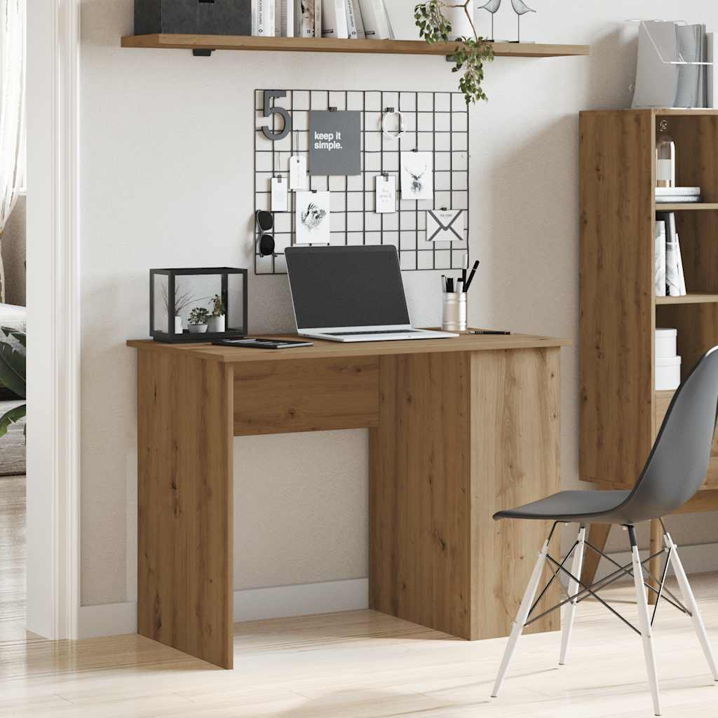 Skrivebord Artisan Eik 100X55X75 Cm Konstruert Tre