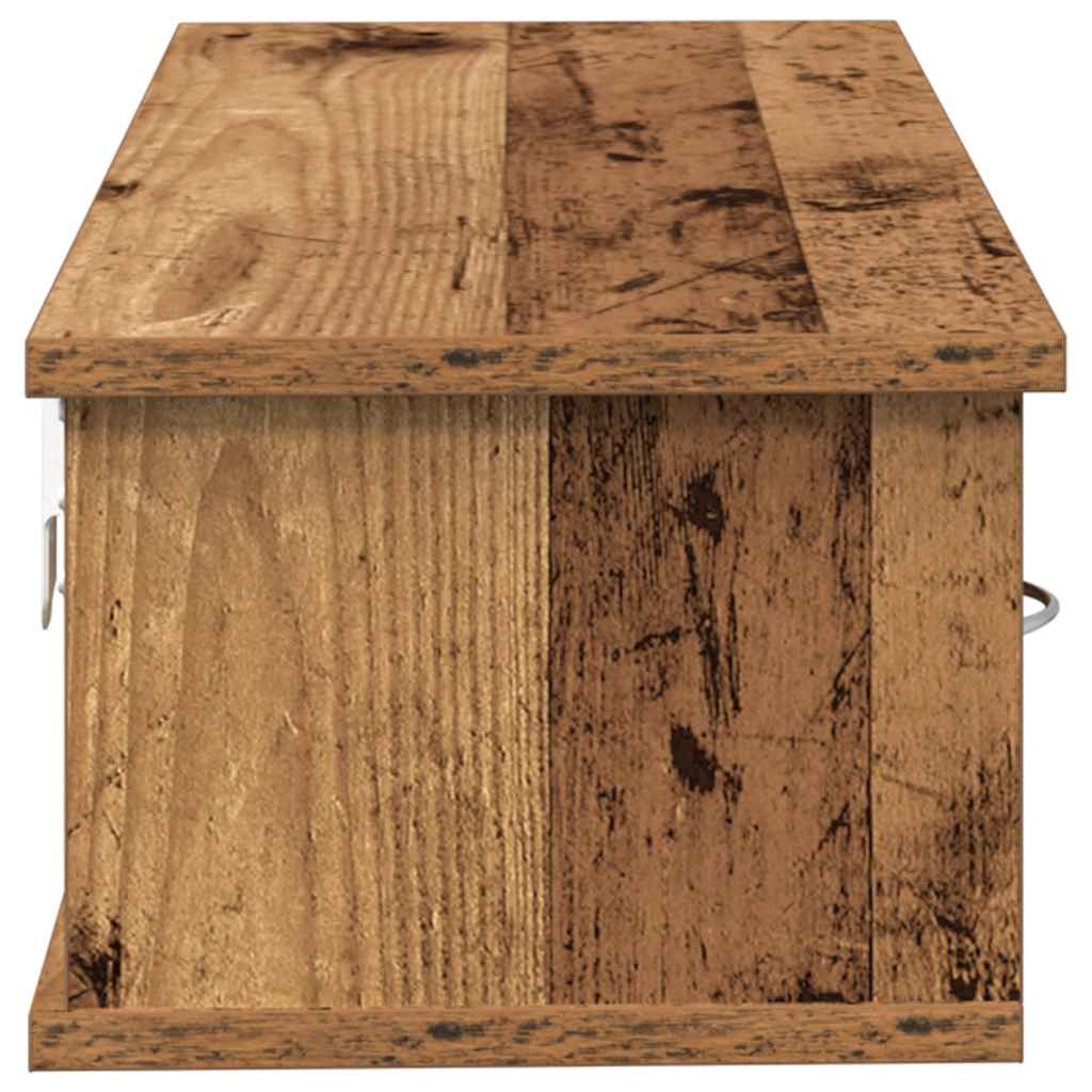 Veggskap Gammelt Tre 60X26X18,5 Cm Konstruert Tre
