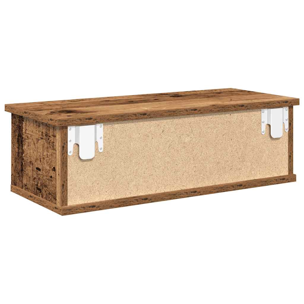 Veggskap Gammelt Tre 60X26X18,5 Cm Konstruert Tre