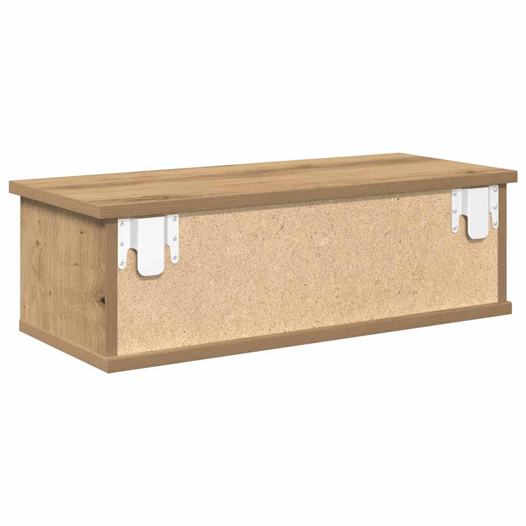 Veggskap Artisan Eik 60X26X18,5 Cm Konstruert Tre