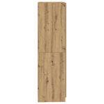 Garderobe Artisan Eik 90X52X200 Cm Konstruert Tre