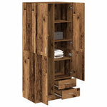Garderobe Gammelt Tre 80X52X180 Cm Konstruert Tre