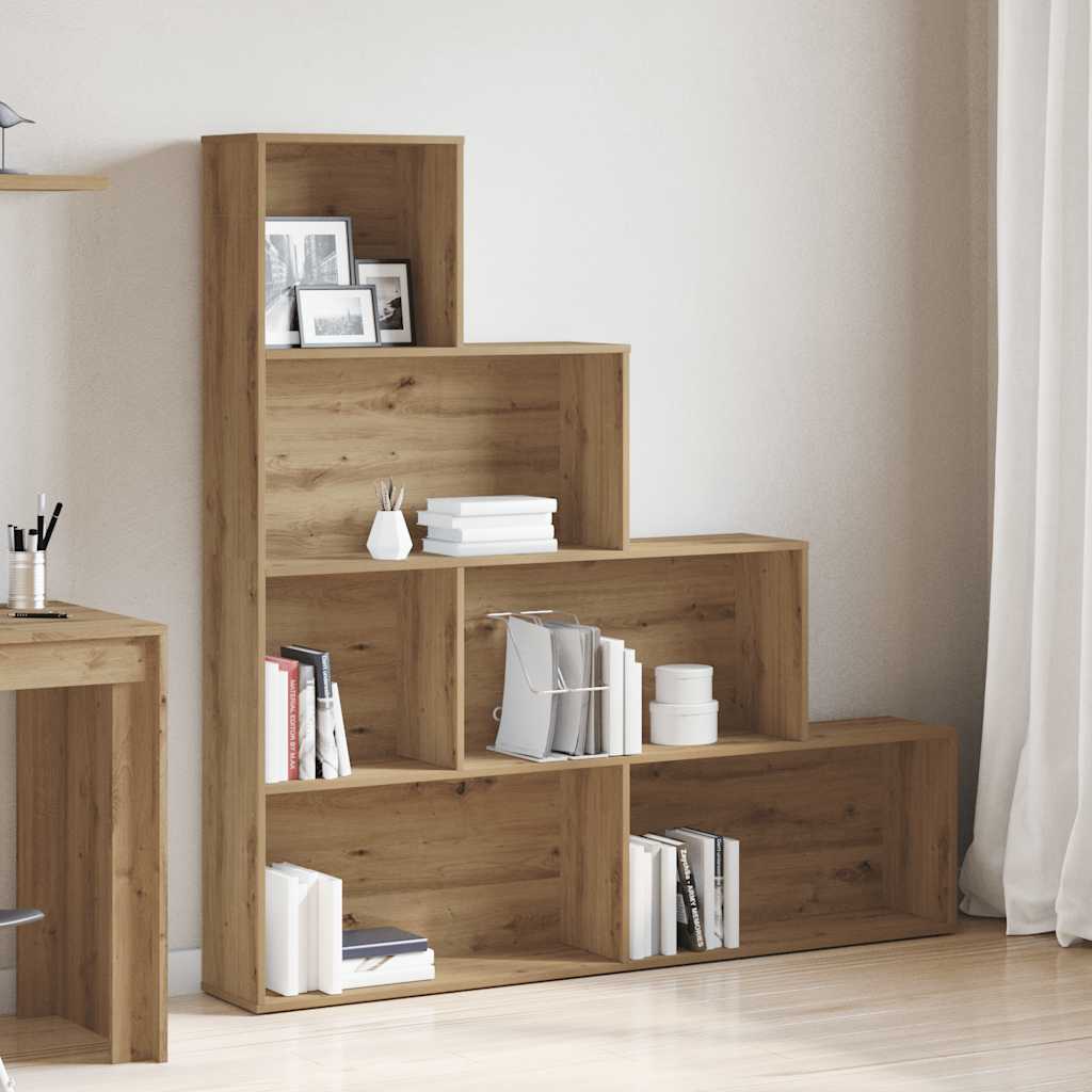 Bokhylle Artisan Eik 157X24X160 Cm Konstruert Tre