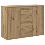 Skjenk Artisan Eik 88X30X64 Cm Konstruert Tre