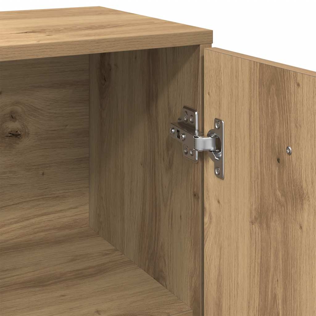 Skjenk Artisan Eik 88X30X64 Cm Konstruert Tre