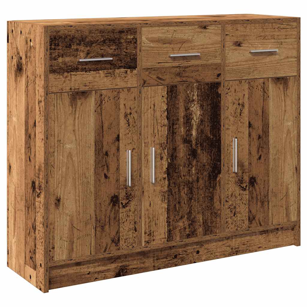 Skjenk Gammelt Tre 91X28X75 Cm Konstruert Tre