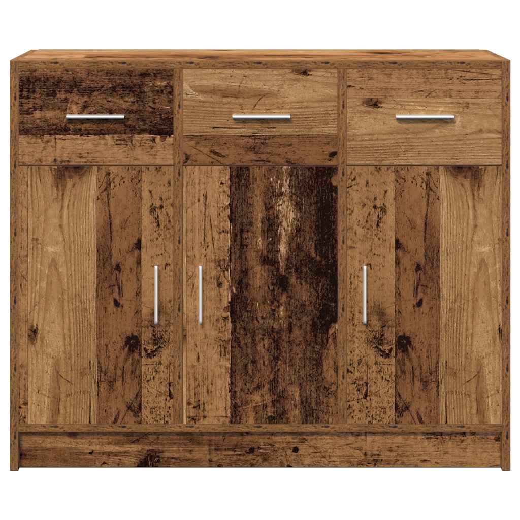 Skjenk Gammelt Tre 91X28X75 Cm Konstruert Tre