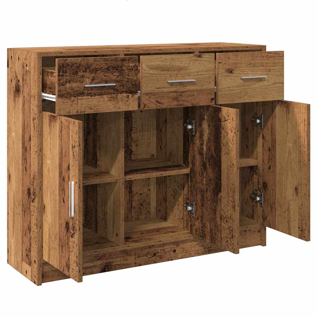 Skjenk Gammelt Tre 91X28X75 Cm Konstruert Tre
