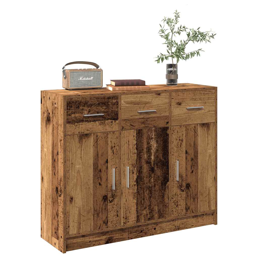 Skjenk Gammelt Tre 91X28X75 Cm Konstruert Tre