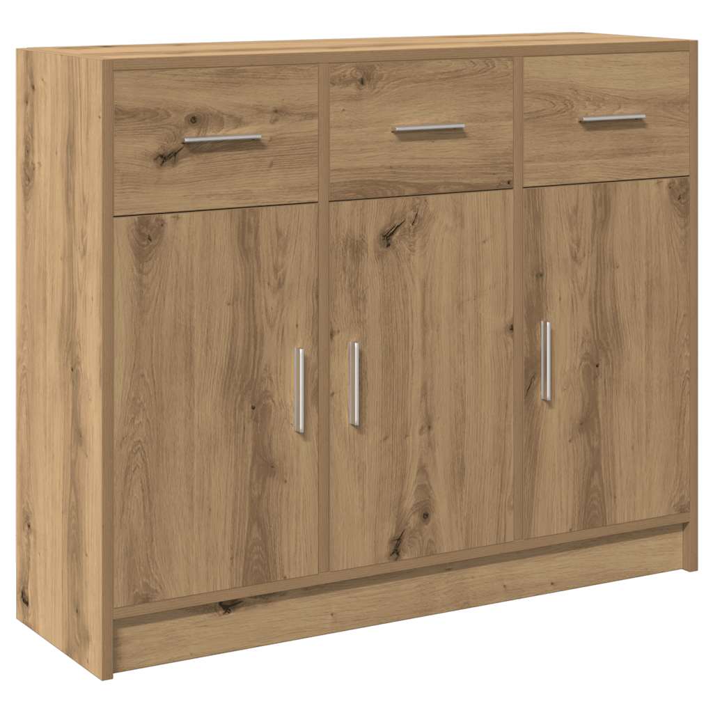 Skjenk Artisan Eik 91X28X75 Cm Konstruert Tre