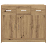 Skjenk Artisan Eik 91X28X75 Cm Konstruert Tre