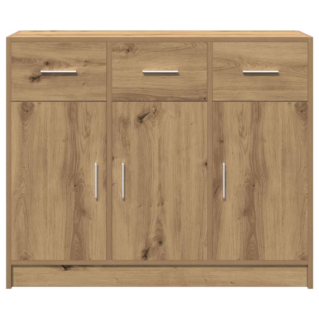 Skjenk Artisan Eik 91X28X75 Cm Konstruert Tre