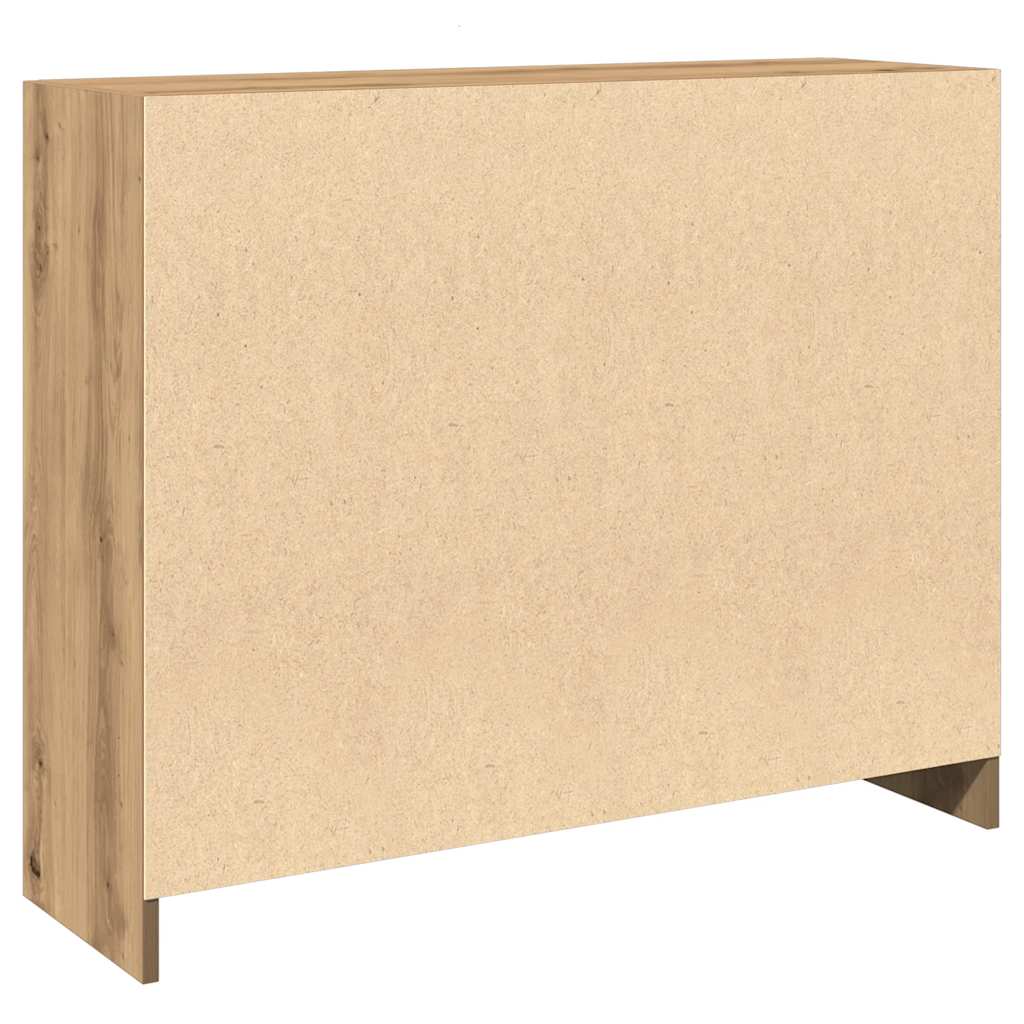 Skjenk Artisan Eik 91X28X75 Cm Konstruert Tre