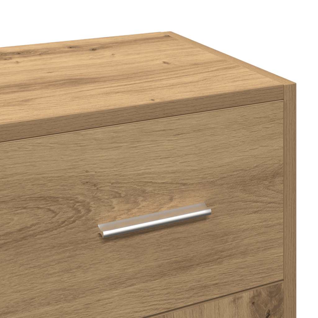 Skjenk Artisan Eik 91X28X75 Cm Konstruert Tre
