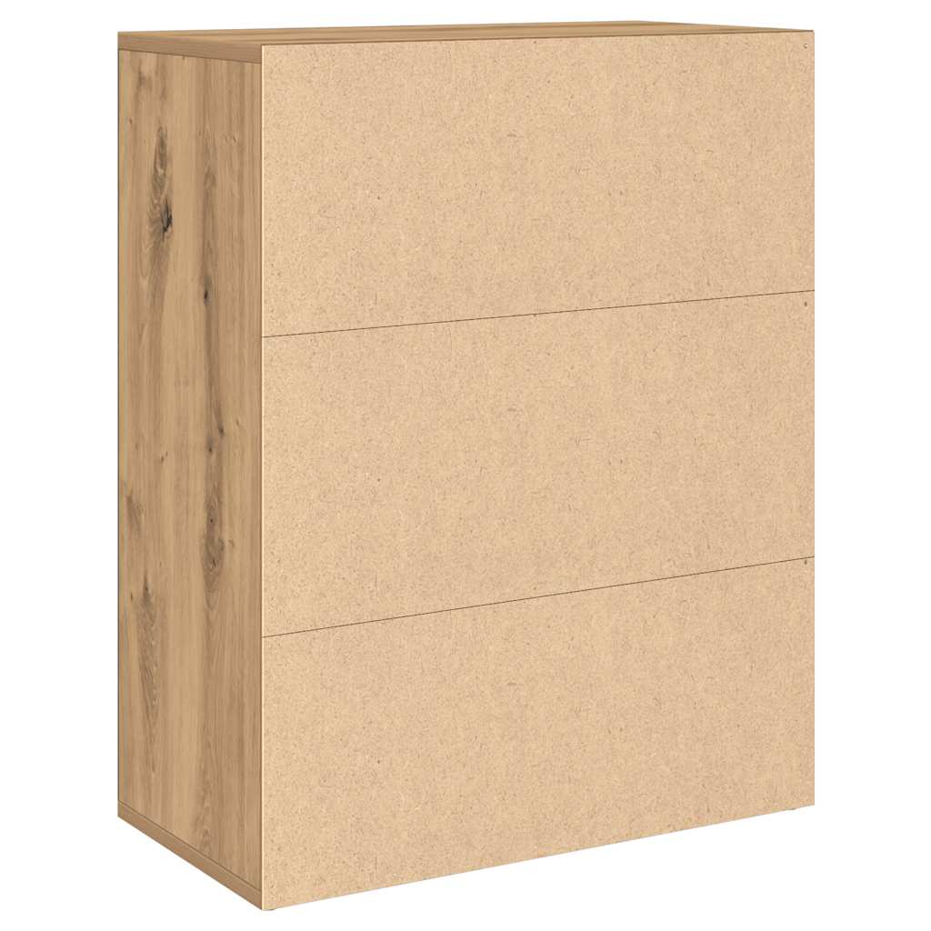 Skjenk Artisan Eik 60X30X75 Cm Konstruert Tre