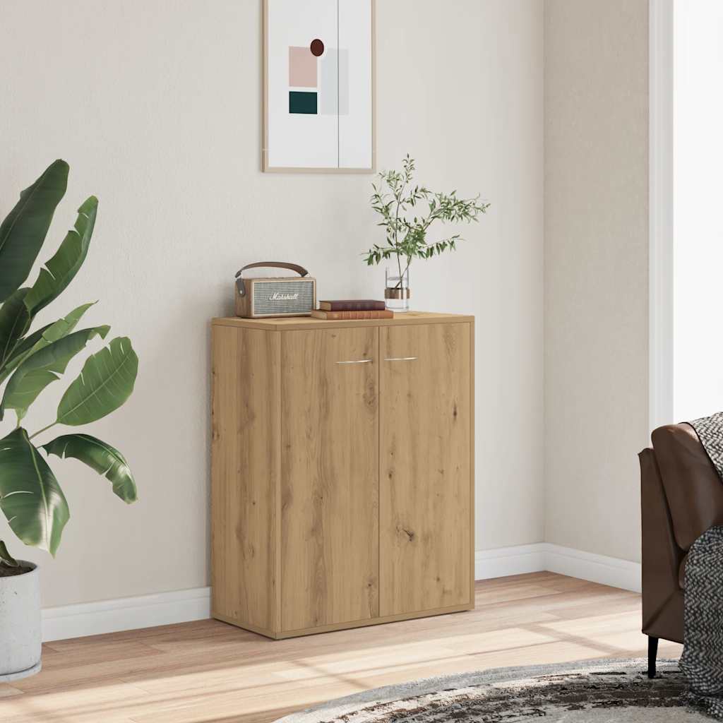 Skjenk Artisan Eik 60X30X75 Cm Konstruert Tre
