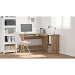 Hjørnepult Artisan Eik 120X140X75 Cm Konstruert Tre