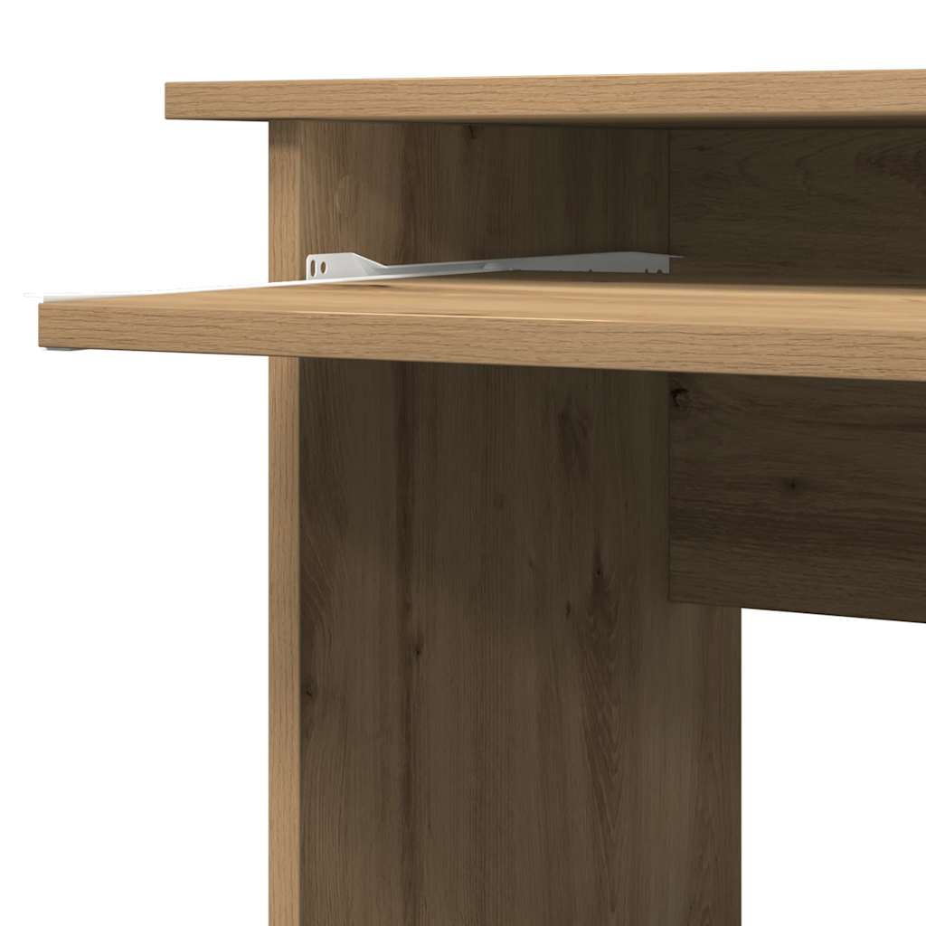 Hjørnepult Artisan Eik 120X140X75 Cm Konstruert Tre