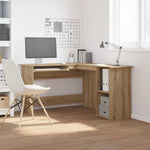 Hjørnepult Artisan Eik 120X140X75 Cm Konstruert Tre