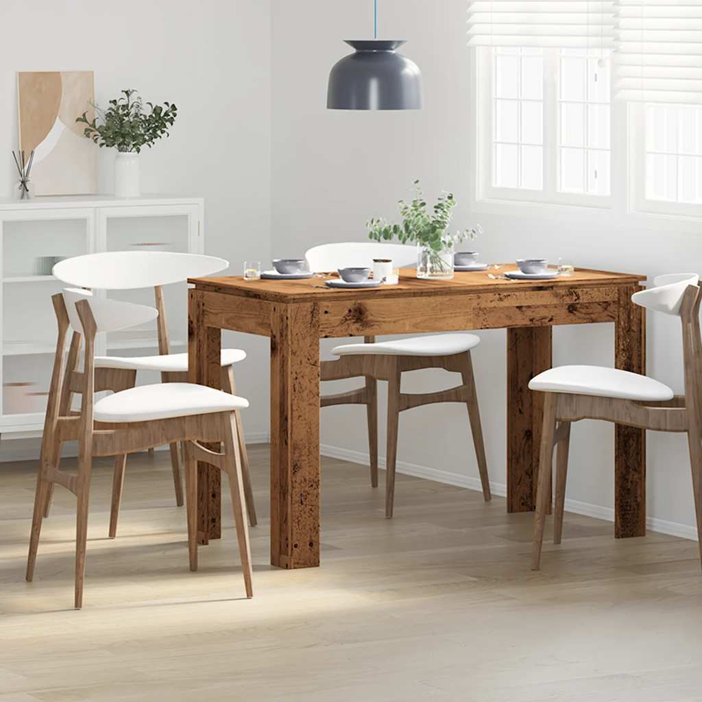 Spisebord Gammelt Tre 120X60X76 Cm Konstruert Tre