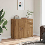 Skjenk Artisan Eik 91X29,5X75 Cm Konstruert Tre